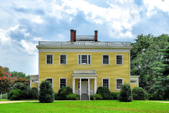 yellow house