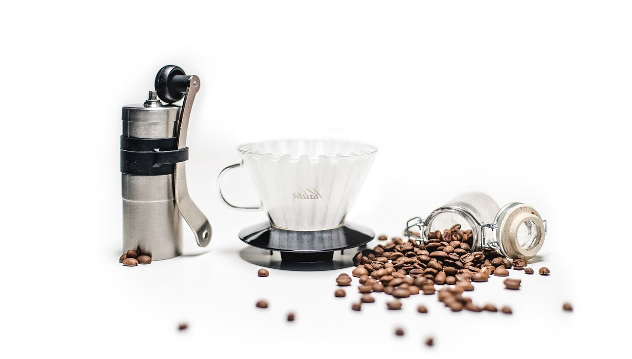 brewing a coffee