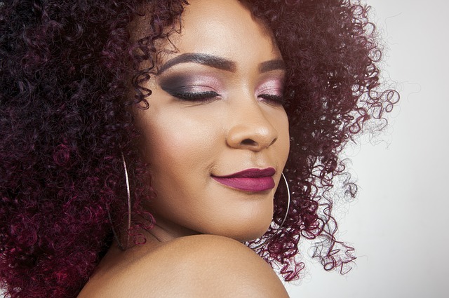 curly woman